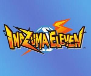пазл Inazuma Одиннадцать логотип. Nintendo видеоигре манга и аниме